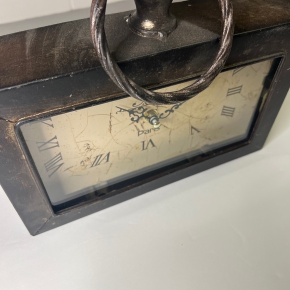 Antique looking Mantel Or Wall Clock 10x6x2 - Picture 3 of 9